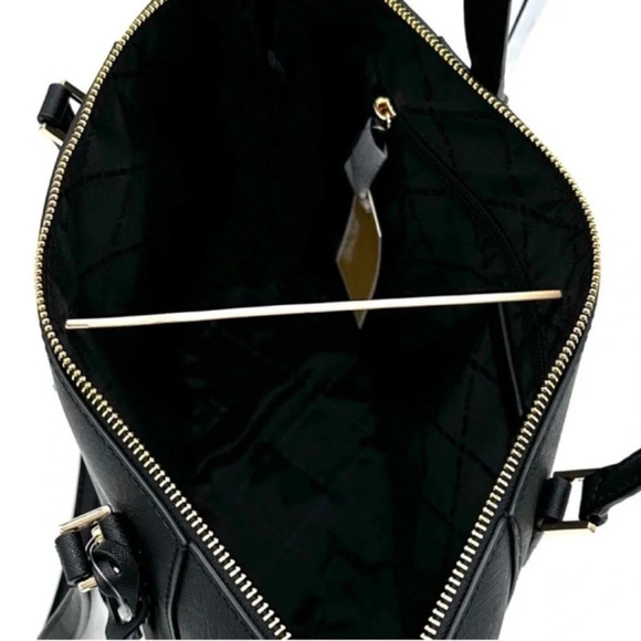 Michael Kors Large Charlotte Tote Bag & Large Continental Wallet Wristlet Black - Picture 9 of 15